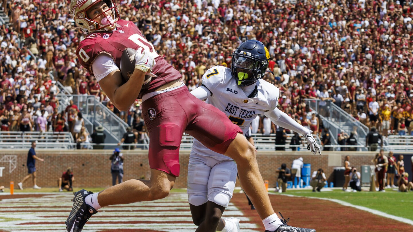 Week 2 in college football starts with some one-sided scores
