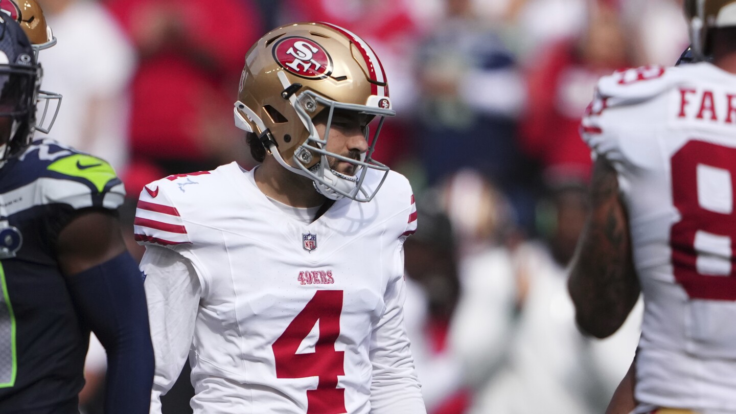 49ers news: San Francisco releases kicker Jake Moody, Kittle sidelined