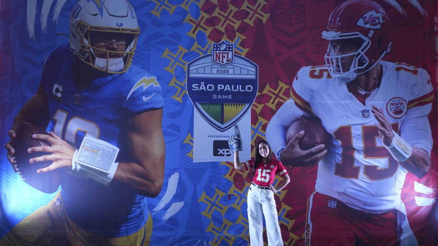 Chiefs draw more fans in Brazil but some supporters disappointed Taylor Swift nowhere to be seen