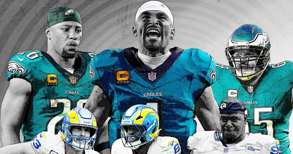 Poona Ford at the center of the Rams' specialized Stop Barkley brigade