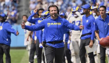 Sean McVay says he suffered a torn plantar fascia during Rams win