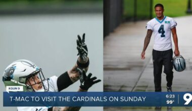 Lathan Ransom, Tetairoa McMillan and Carolina to visit the Cardinals