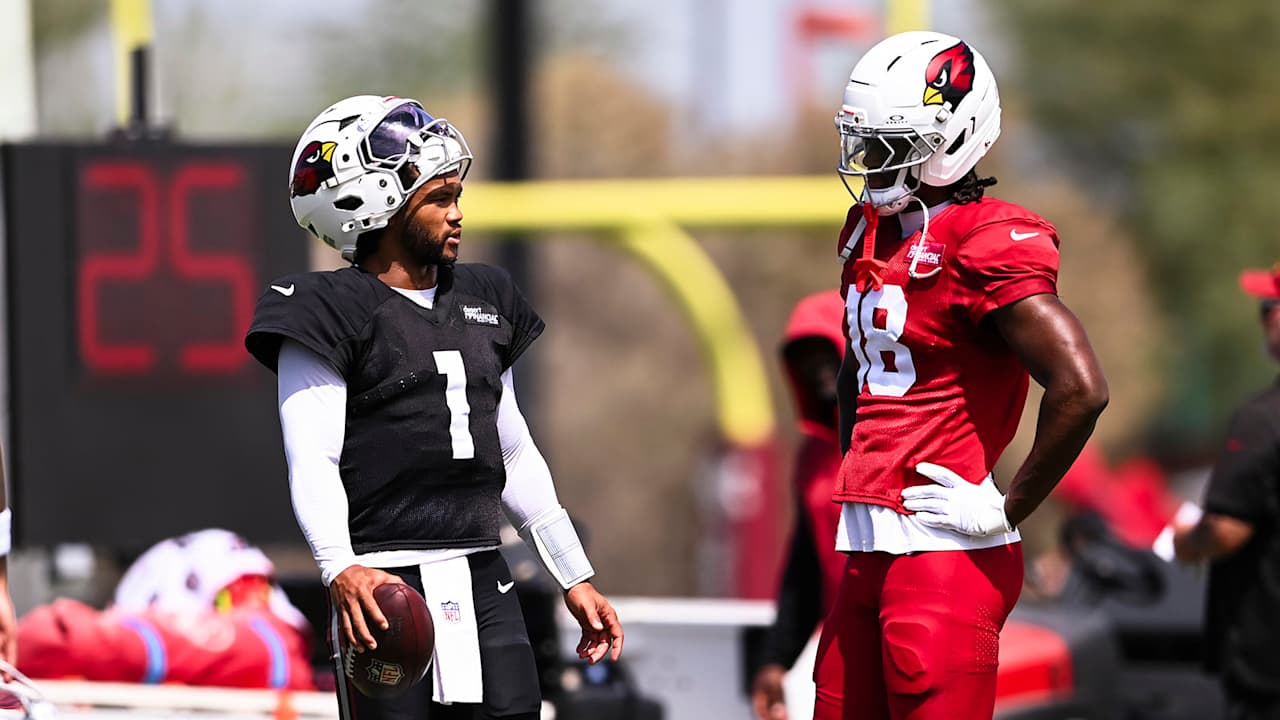 Cardinals WR Marvin Harrison Jr. feels expectations have dropped, but vibe with Kyler Murray is on point