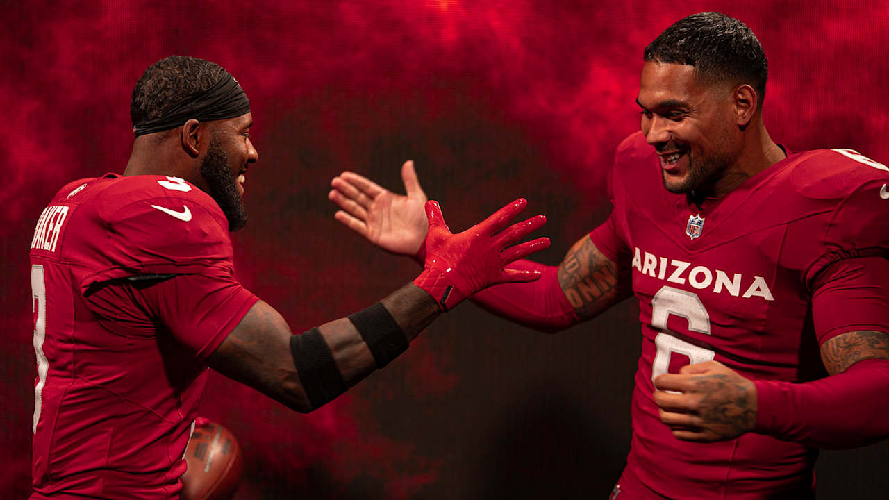 Kyler Murray, James Conner, Hjalte Froholdt, Calais Campbell, Mack Wilson, Budda Baker and Joey Blount