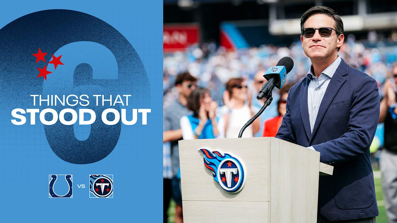 Six Things That Stood Out for the Titans in Sunday's Loss to the Colts 