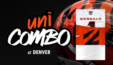 Bengals Release Uniform Combination for Week 4 Against Broncos