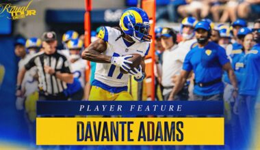 Wide receiver Davante Adams encouraged by Rams debut