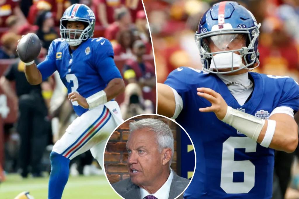 Giants have to bench Russell Wilson for Jaxson Dart: Rex Ryan