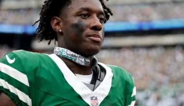 Jets' Sauce Gardner set to play vs. Bills after being limited earlier in the week by groin injury