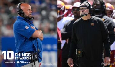 10 things to watch in Giants vs. Commanders