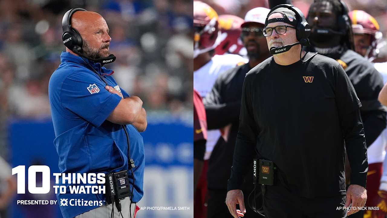 10 things to watch in Giants vs. Commanders