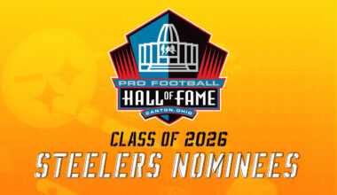 Steelers among nominees for HOF Class of 2026