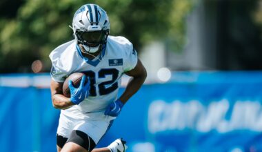 After Ja'Tavion Sanders injury, Tommy Tremble and the tight ends room ready to step up