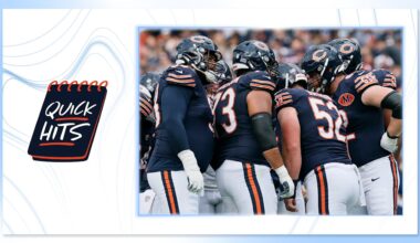Bears coach Ben Johnson praises offensive line
