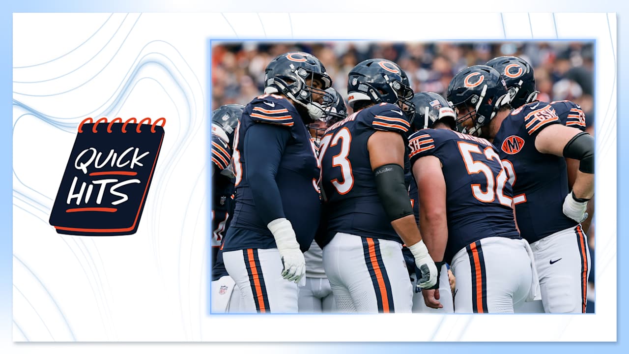 Bears coach Ben Johnson praises offensive line
