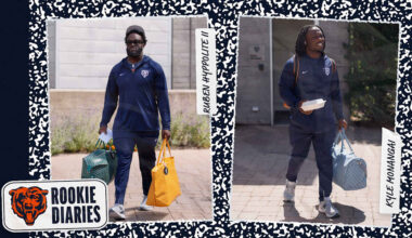 Bears rookie diaries with Ruben Hyppolite II, Kyle Monangai