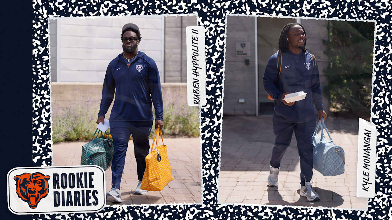 Bears rookie diaries with Ruben Hyppolite II, Kyle Monangai