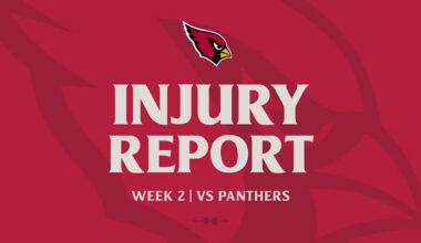 Injury Report: Week 2 vs Panthers