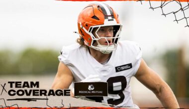 Carson Schwesinger to wear the green dot in the Browns season opener
