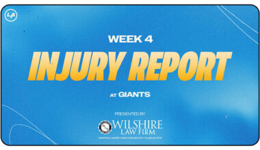 Los Angeles Chargers New York Giants Injury Report Week 4 2025