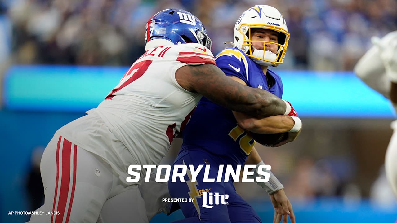 Storylines to follow in Week 4 vs. Chargers