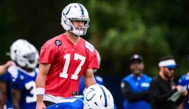 How Daniel Jones is approaching debut as Colts QB1