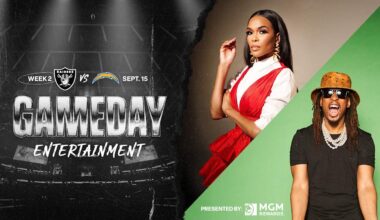Lil Jon, Michelle Williams highlight Raiders' Monday Night Football game entertainment