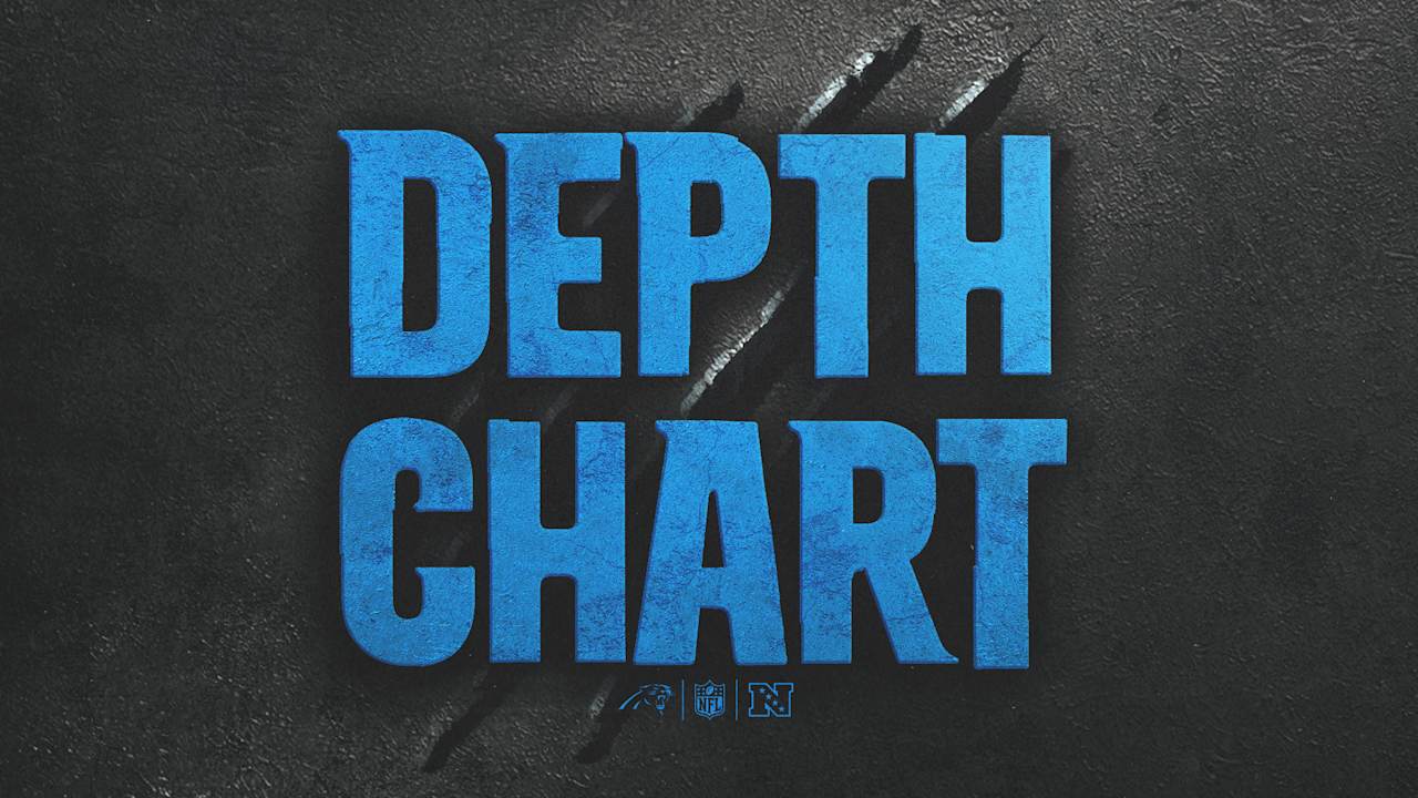 Panthers release first regular season depth chart of 2025