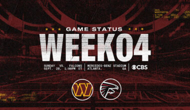 Game status | Jayden Daniels ruled out for 2nd week vs. Falcons