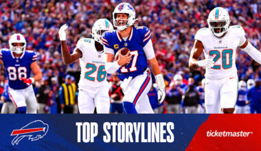 Top 5 storylines to follow for Bills vs. Dolphins