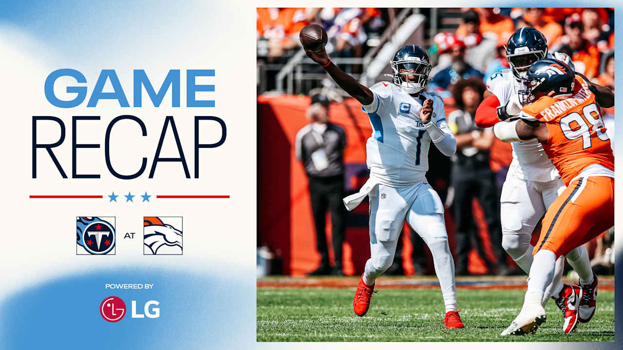 Titans Hurt Themselves in 20-12 Season-Opening Loss to the Broncos 