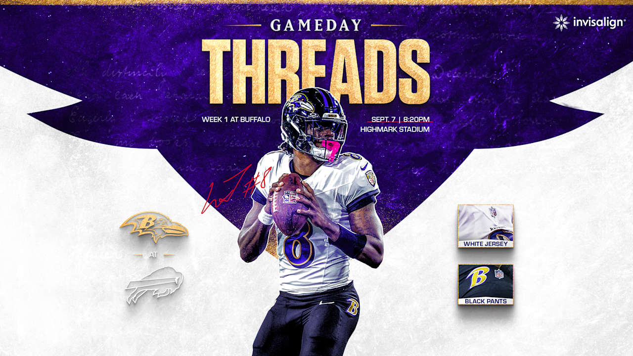 Ravens Reveal Week 1 Uniform Combo vs. Bills - Baltimore Ravens