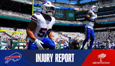 Buffalo Bills injury report vs. Dolphins
