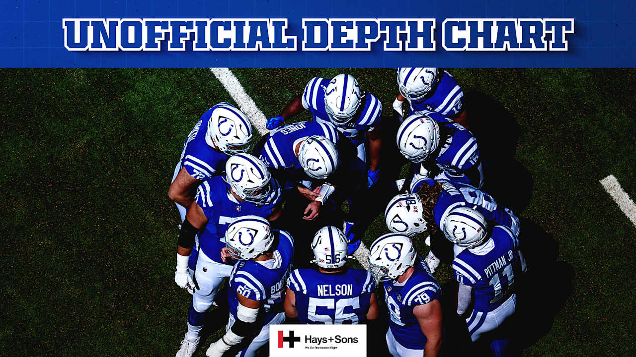 Colts release unofficial depth chart for Week 2 game vs. Denver Broncos - Colts.com