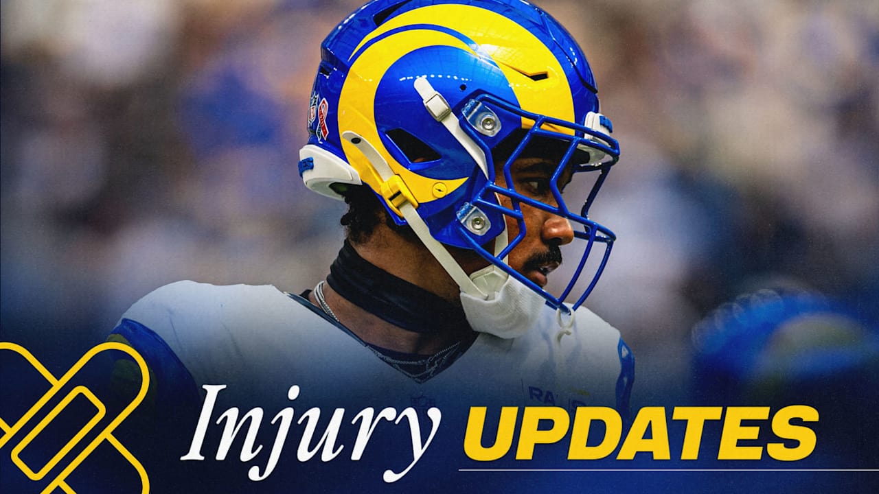 Rams head coach Sean McVay says cornerback Ahkello Witherspoon broke clavicle against Titans