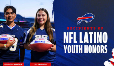 Two local high schoolers recognized during Bills game for NFL’s Latino Youth Honors