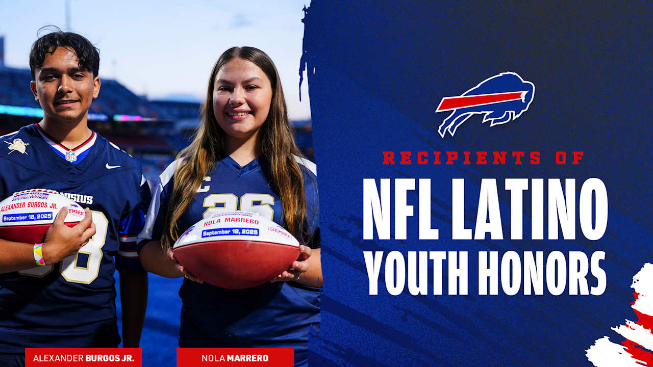Two local high schoolers recognized during Bills game for NFL’s Latino Youth Honors