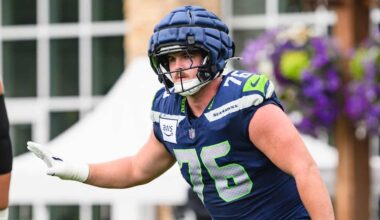 Rookie Grey Zabel Is a ‘Steadying Force’ On Seattle’s O-Line