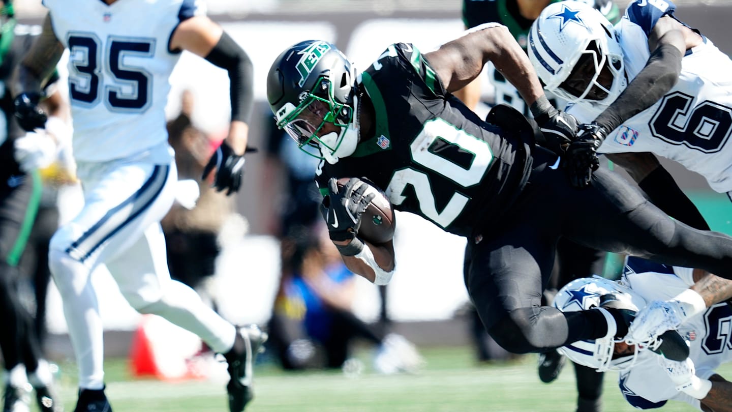 NY Jets running back Breece Hall