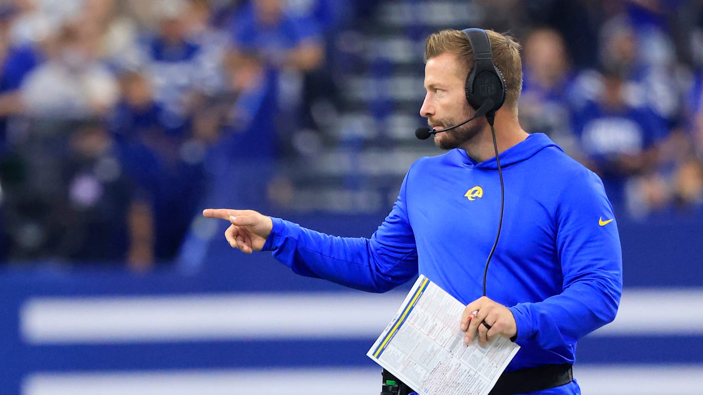 Los Angeles Rams head coach Sean McVay
