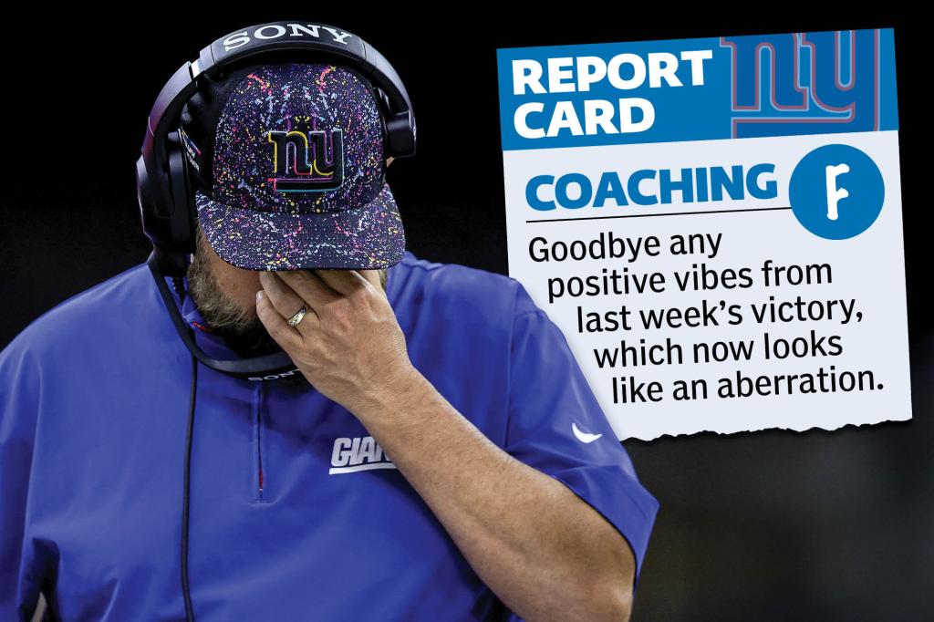 Giants takeaways, report card from NFL Week 5 loss to Saints