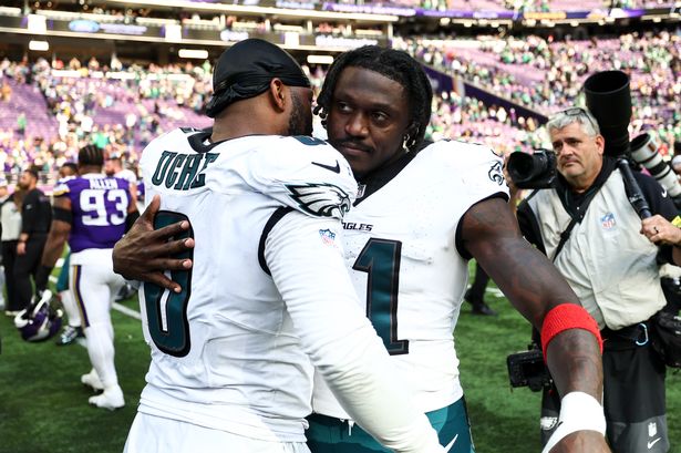 Some NFL fans believe A.J. Brown's expletive-filled touchdown celebration was aimed at quarterback Jalen Hurts