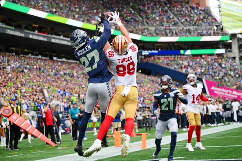 Seattle Seahawks cornerback Riq Woolen