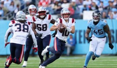 What have Patriots coaches told Drake Maye about sliding, avoiding injuries?
