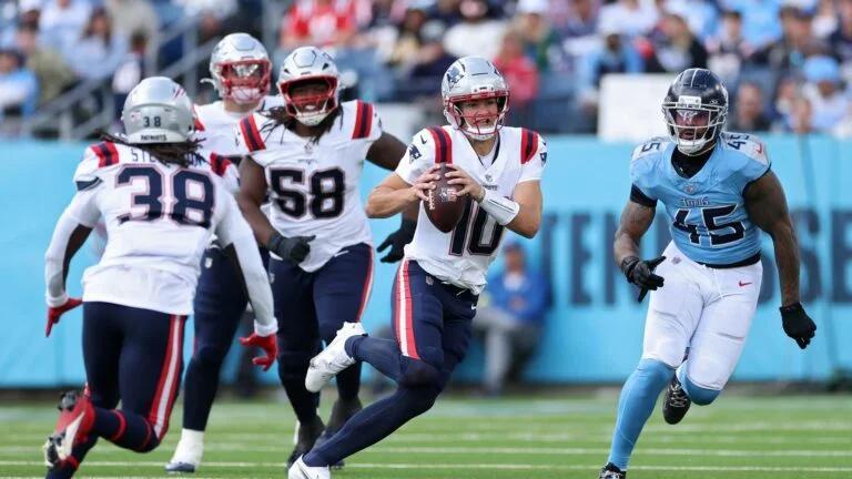 What have Patriots coaches told Drake Maye about sliding, avoiding injuries?