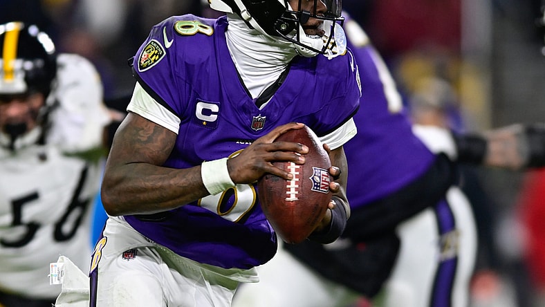 Baltimore Ravens quarterback Lamar Jackson