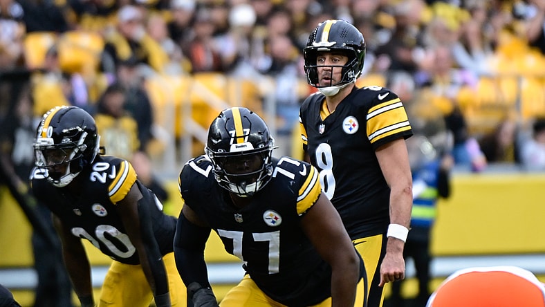 Steelers left tackle Broderick Jones