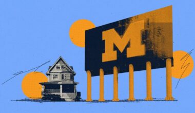 Living next to a college football stadium? Complicated at Cal, profitable at Michigan