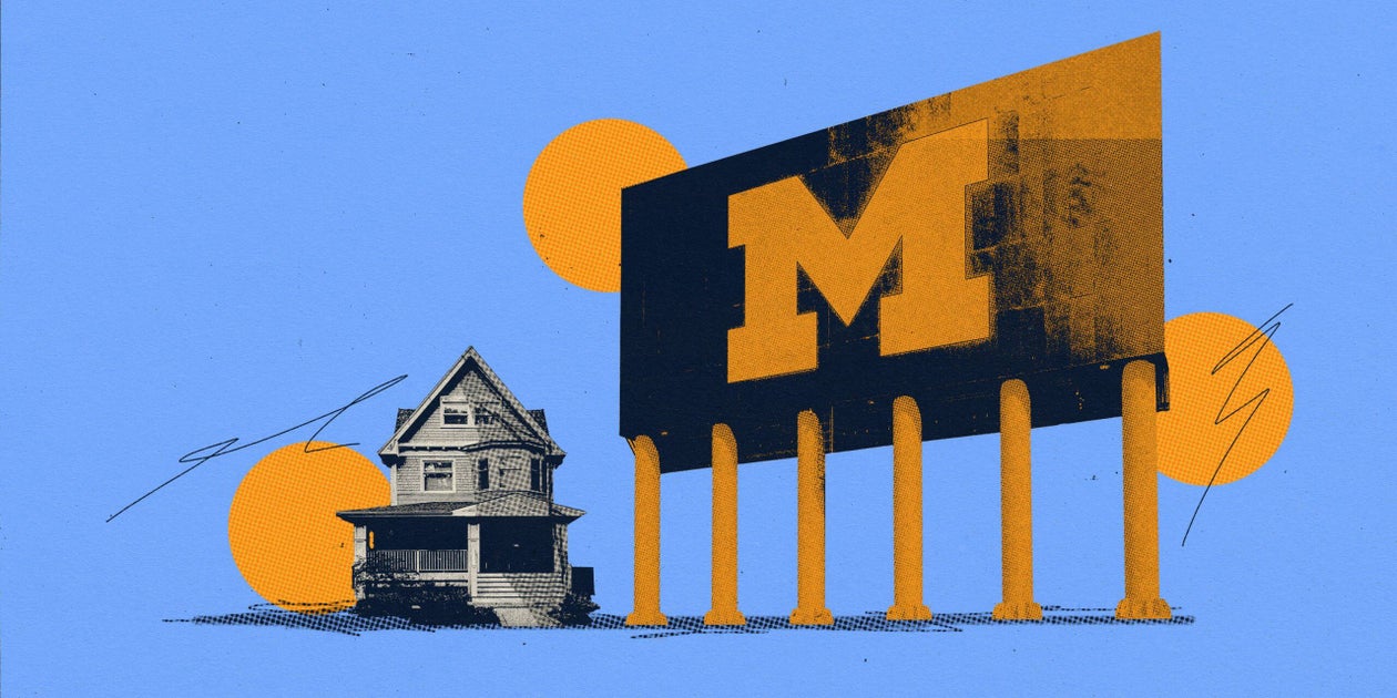 Living next to a college football stadium? Complicated at Cal, profitable at Michigan