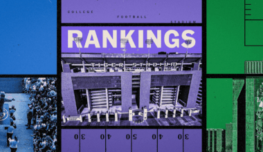 Ranking the 25 best college football stadiums from the Big House to Death Valley